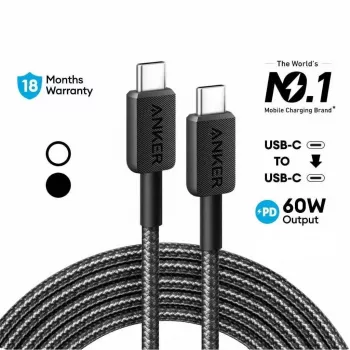 Kabel USB Anker 322 1,8 m USB C Szybkie ładowanie Transfer danych