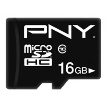 MicroSDHC PNY 16GB Class 10 Czarny P-SDU16G10PPL-GE