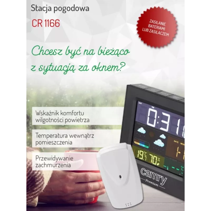 Stacja pogodowa Camry CR 1166