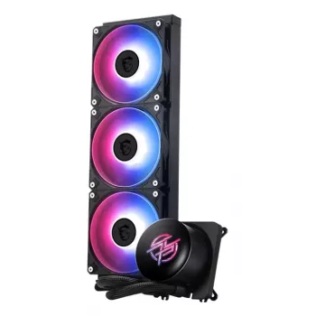Zestaw chłodzenia cieczą All-in-one MSI MPG CORELIQUID P13 — wentylatory 120 mm, radiator 3-wentylatorowy, obsługa LGA 1851, czarny