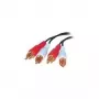 Kabel HiFi Audio RCA 2-drożny (St)/(St) 2,5m *shiverpeaks basic* (BS40504)