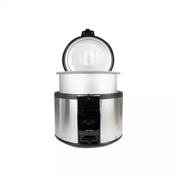 Garnek do ryżu z kukułką 4600ml srebrny SR-4600