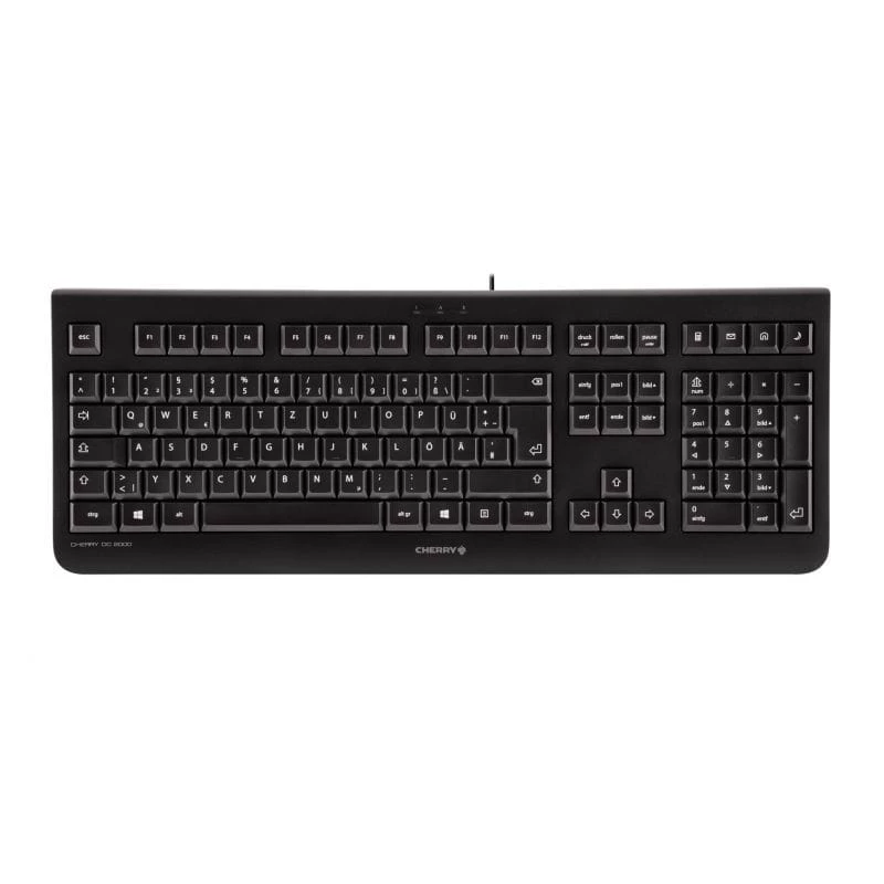 Zestaw klawiatura CHERRY DC 2000 z myszą, uniwersalny, USB, QWERTY, czeski, czarny