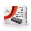 Rozdzielacz wideo HDMI GEMBIRD DSP-4PH4-02 — 4× wyjścia HDMI, HDMI 1.4, 225 MHz, obudowa stalowa, 146×73×24 mm