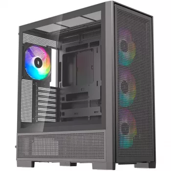 Obudowa PC Silentware Air 2000 A-RGB Czarny — midi tower, panel boczny ze szkła hartowanego
