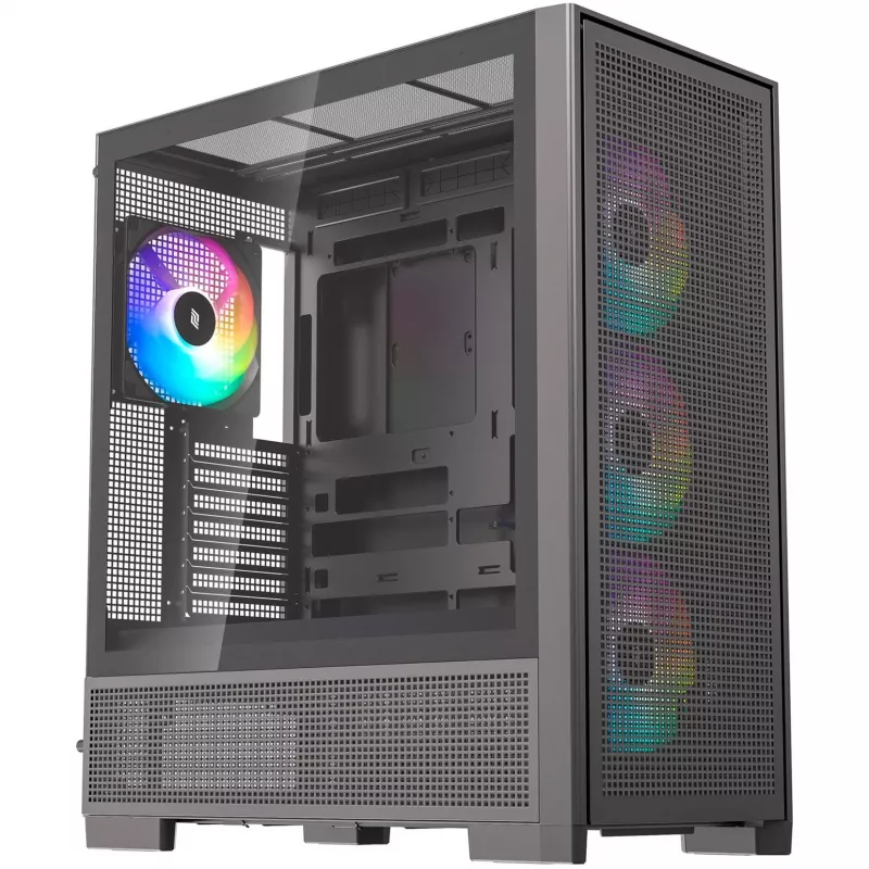 Obudowa PC Silentware Air 2000 A-RGB Czarny — midi tower, panel boczny ze szkła hartowanego