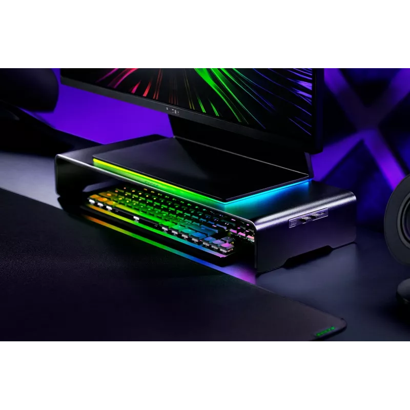 Podstawka pod monitor Razer RC21-02320100-R3M1 dla ekranów 61–68,6 cm (24–27 cali), wolnostojąca, aluminiowa