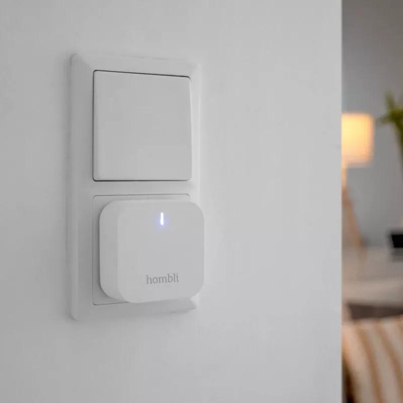 Mostek sieciowy Hombli HBSB-0109 jednopasmowy 2,4 GHz, czarny, AC 220V, 2 W, kompaktowy