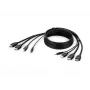 Belkin Secure KVM Combo kabel - Kabel wideo/USB/audio - zgodny z TAA - USB, Mini-Plug, HDMI (M)