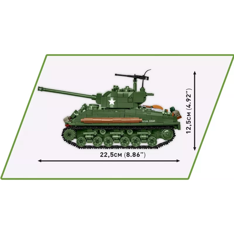 Klocki Sherman M4A2E8 865 klocków