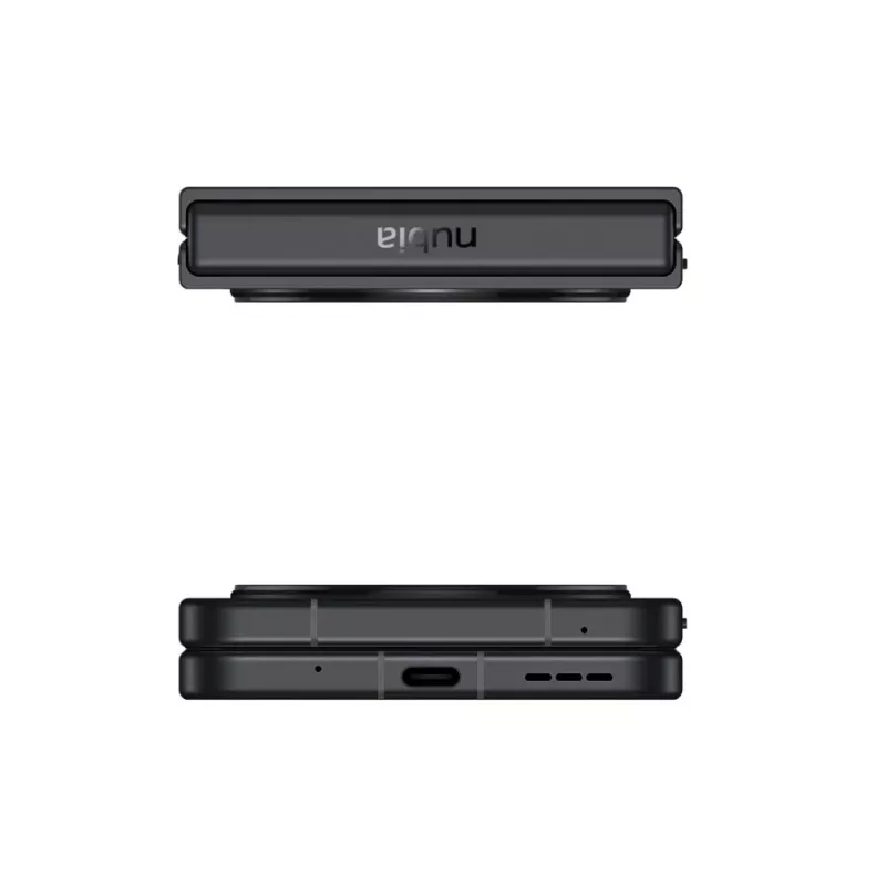 Smartfon NUBIA Flip zestaw (Złoty) z etui, słuchawkami i chłodzeniem