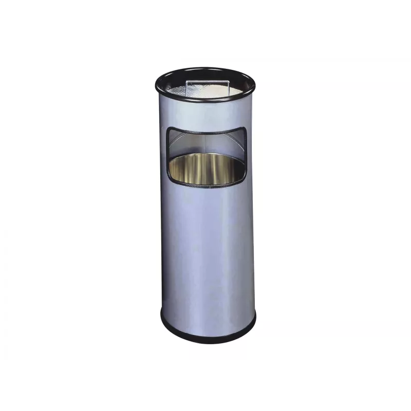 Durable Kosz na śmieci/popielnik - Okrągły - 17 L - Metal