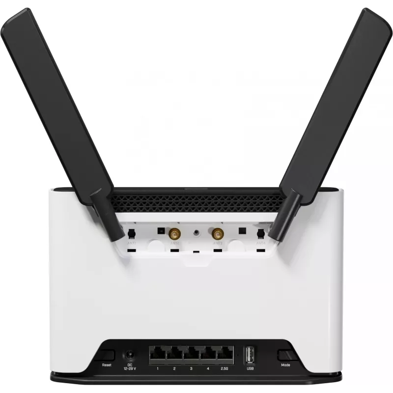 MikroTik Chateau LTE18 AX - Router bezprzewodowy - 5-portowy przełącznik - GigE, 2,5 GigE - Wi-Fi 5, Wi-Fi 6 - Dual-Band (S53UG+5HAXD2HAXD-TC&EG18-EA)
