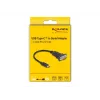 DeLOCK Adapter USB Type-C na RS-232 D-Sub 9 pin męski 0,25 m