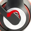 Przewodowy zestaw słuchawkowy do gier GEMBIRD MHS-03-BKRD — binauralny, wokółuszny, 3,5 mm, kabel 1,8 m, czerwono-czarny
