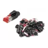 Wtyk modułowy Digitus Hirose CAT 6 TM 21, 10 sztuk, RJ-45 męski, czarny i czerwony