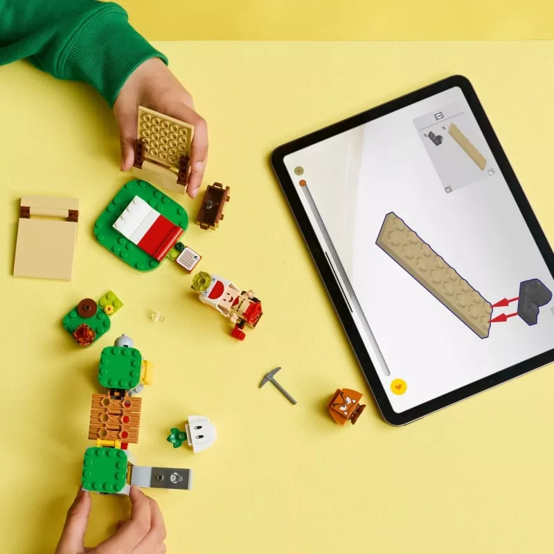 Klocki LEGO Captain Toad's Camp zestaw 72040 z interaktywnymi funkcjami Super Mario