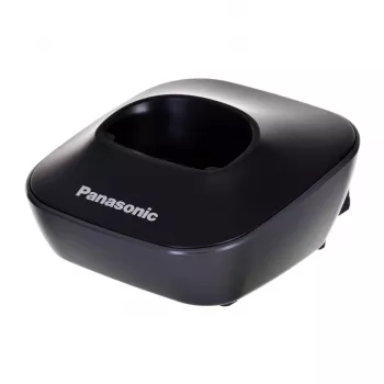 Telefon DECT Panasonic KX-TG1611, czarny, 1,9 GHz, wyświetlacz 1,25 cala, czas rozmowy do 15 h, książka telefoniczna na 50 kontaktów