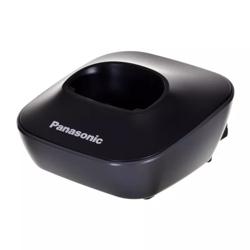 Telefon DECT Panasonic KX-TG1611, czarny, 1,9 GHz, wyświetlacz 1,25 cala, czas rozmowy do 15 h, książka telefoniczna na 50 kontaktów