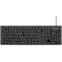 Renkforce RF-3561816 Klawiatura USB + PS/2 QWERTZ Niemiecka Czarna (RF-3561816)