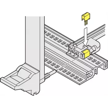 SCHROFF ESD CLIP IEEE (50PCS/KIT) - Akcesorium do szafy rack (24560256)