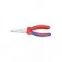 Knipex szczypce półokrągłe długość całkowita 140 mm kształt 1 rękojeści wielokomponentowe
