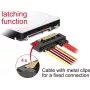 Kabel SATA DeLOCK 85228 0,3 m SATA 7-pin SATA 22-pin Czarny