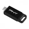 PNY Elite, 128 GB, USB Type-C, 3.2 Gen 1 (3.1 Gen 1), 120 MB/s, Dia, Czarny