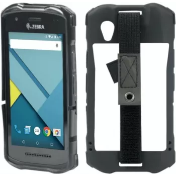 MOBILIS CASE Protech TPU case for TC 51/52/56/57 - Elastic hand strap with stylus holder - Czarny color (052046)