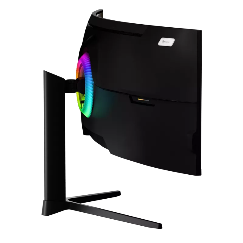 49-calowy zakrzywiony monitor LED Arozzi Nova — 5120 x 1440 Dual QHD, panel VA, 4 ms, koncentrator USB, VESA