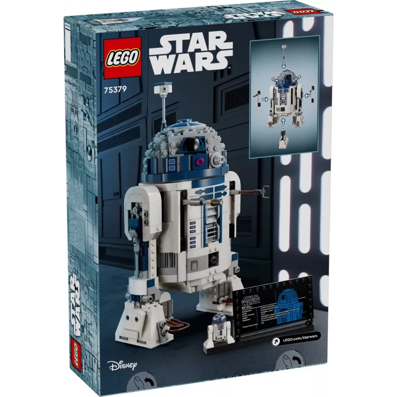 LEGO zestaw do zbudowania droida R2‑D2 75379 — 1050 elementów, 10+ lat, 160×110×240 mm, 0,24 kg