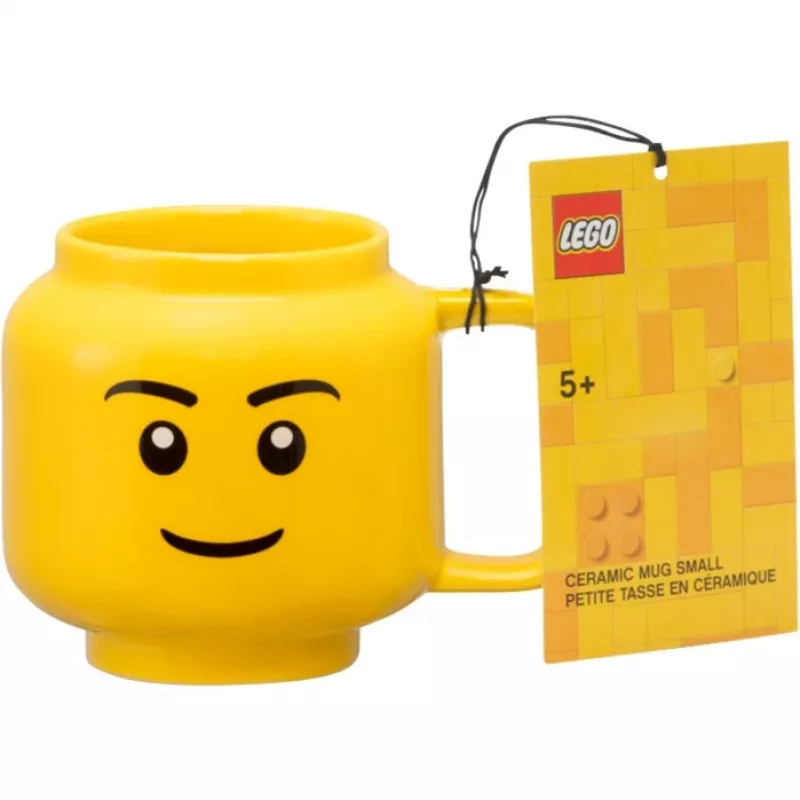 LEGO Keramiktasse Boy, klein gelb