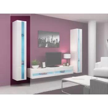 Regał Cama VIGO NEW 180/40/30 biały/biały połysk