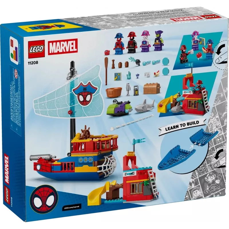 LEGO MARVEL 11208 Piracki Statek Drużyny Spidey