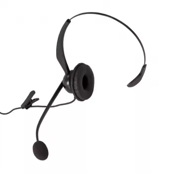 Auerswald COMfortel H-200 Zestaw słuchawkowy Przewodowy pałąk na głowę Biuro/Call center USB Typ-A Czarny