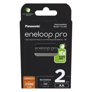 Akumulatory PANASONIC ENELOOP PRO AA 2500 mAh 2 szt. (BK-3HCDE/2CP)