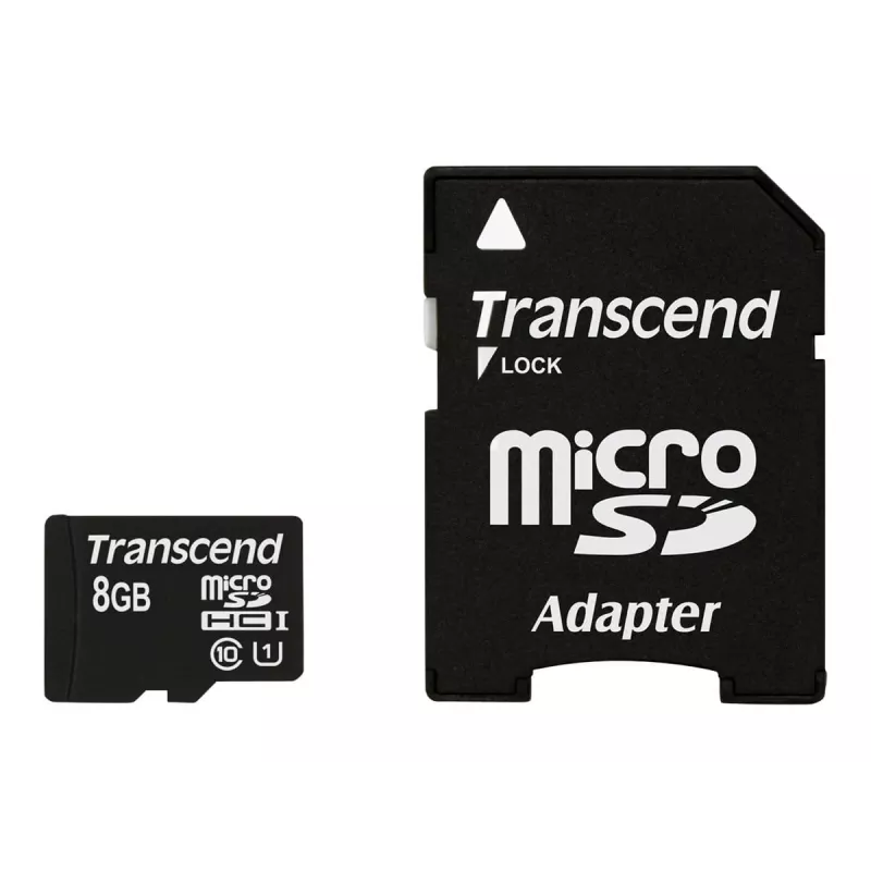 Transcend Premium - Karta pamięci flash (microSDHC z adapterem SD)