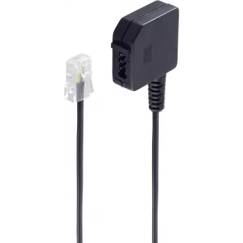 Kabel telefoniczny ShiverPeaks BS71041 0,2 m Czarny