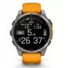 Garmin fenix 8 3,56 cm (1,4) AMOLED 47 mm Cyfrowy 454 x 454 pikseli Ekran dotykowy Grafit Wi-Fi GPS (satelitarny)