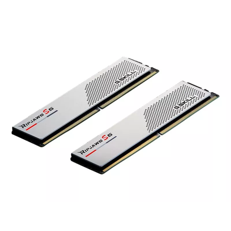 DIMM 32 GB DDR5-5600 (2x 16 GB) Dual-Kit, Arbeitsspeicher weiß, F5-5600J4040C16GX2-RS5W, Ripjaws S5, INTEL XMP