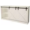 komoda 160x80x35 GRANERO biały/biały połysk