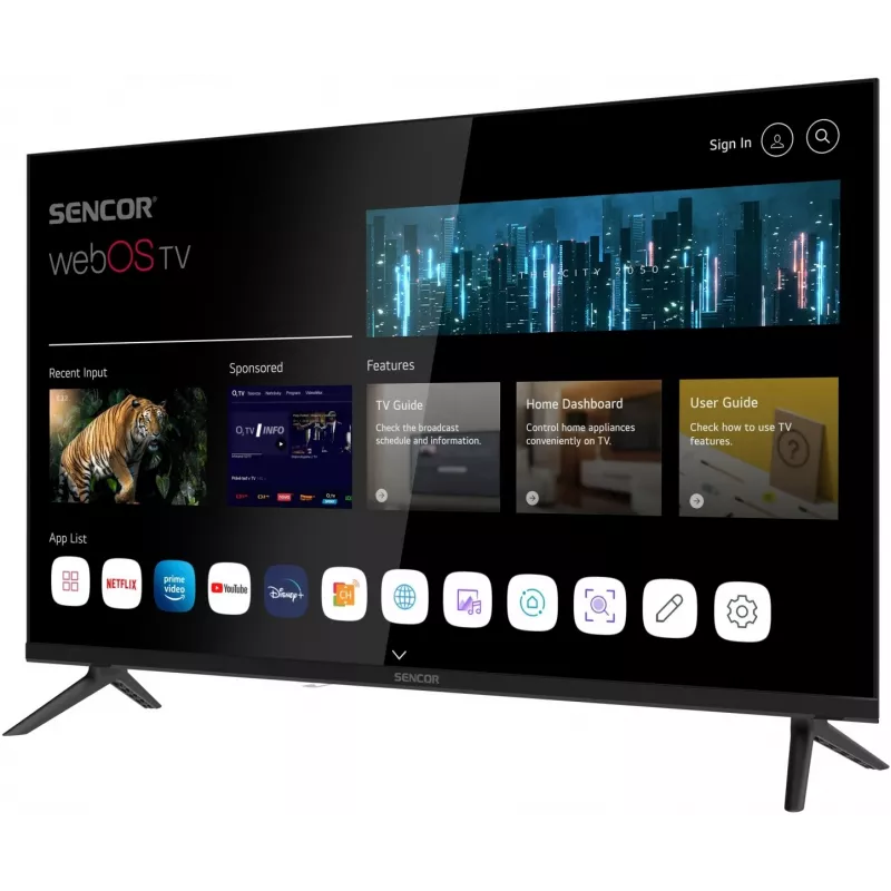 Telewizor SENCOR SLE 32S830WB 32 cale LED Smart webOS 12V BT5.0