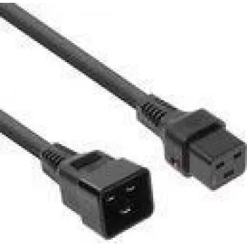 ACT Powercord C19 IEC Lock - C20 czarny 1 m, PC1284