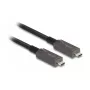 DeLOCK Aktywny światłowodowy kabel USB-C Video + Data + PD 3 m USB 3.2 Gen 2