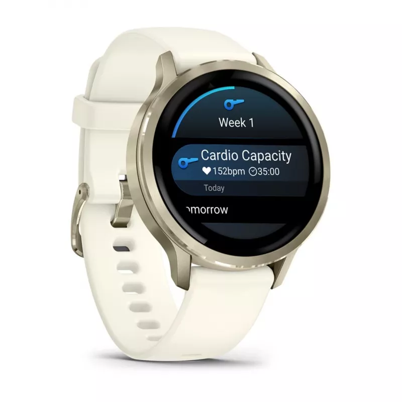 Smartwatch GARMIN Venu 4, koperta 41 mm w kolorze złotym, 1,2 cala AMOLED 390×390, GPS, Wi‑Fi, 5 ATM, bateria do 10 dni