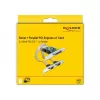 DeLOCK - Adapter Parallel/Serial - PCIe 1,1 Low-Profile - parallel x 1 + Serial x 2 (90413)