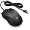 HP Wired mysz 105, symetryczna, optyczna, USB Type-A, 1600 DPI, czarna