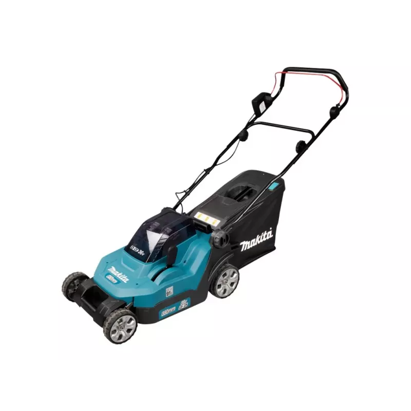 Makita DLM382PM2 - Kosiarka do trawy - Bezprzewodowa - 18 V - 4 Ah - 2 akumulatory - 3700 obr./min - 38 cm - 16,9 kg