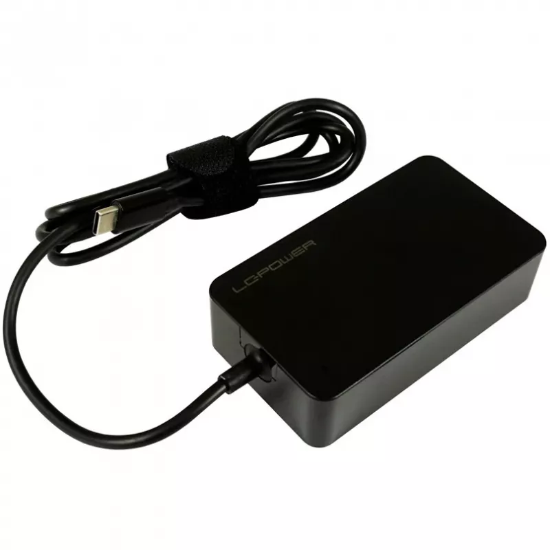 LC Power LC-NB-PRO-45-C - Zasilacz - AC 110-240 V - 45 W - Czarny