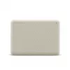 Toshiba Canvio Advance - Festplatte - 4 TB - extern (tragbar) - 2.5 (6.4 cm) - USB 3.2 Gen 1 - hellbeige